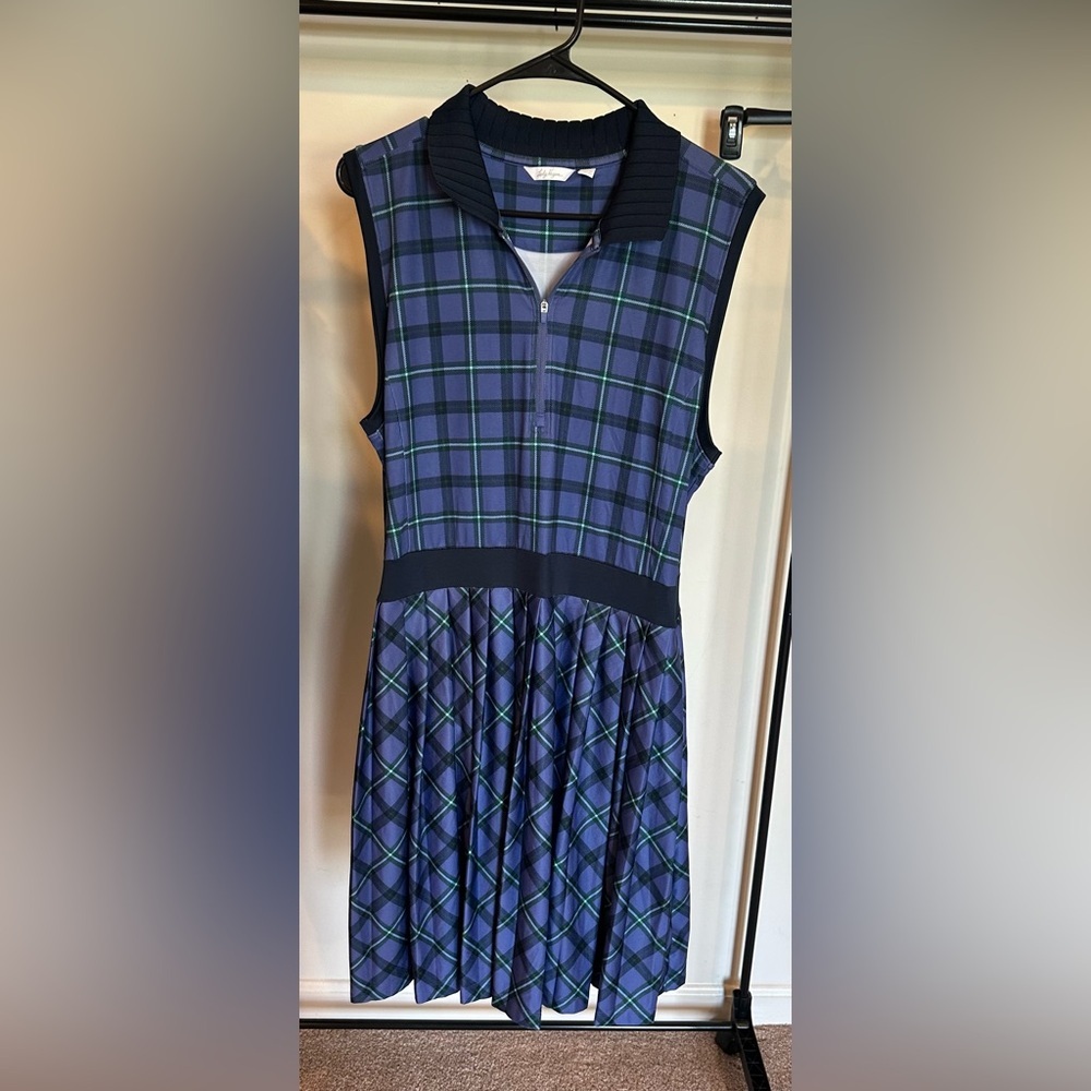 💚Lady Hagen Women's Pleated Sleeveless Golf Dress